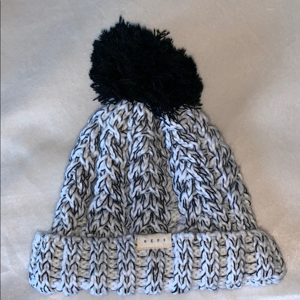 Neff brand Pom Pom beanie